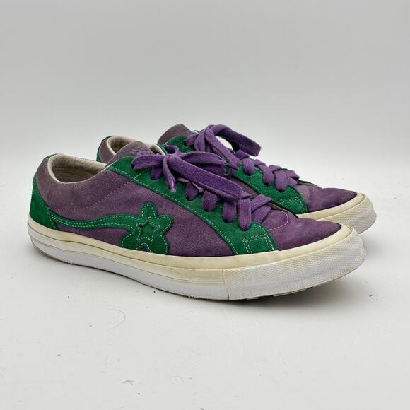 Converse Golf Le Fleur One Star Ox Purple Heart Shoes Men's 12 Tyler the Creator